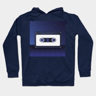 Futuristic Retro Cassette Tape Hoodie